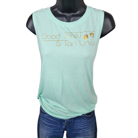 Good Times & Tan Lines Muscle Tee - Picture 3 of 9